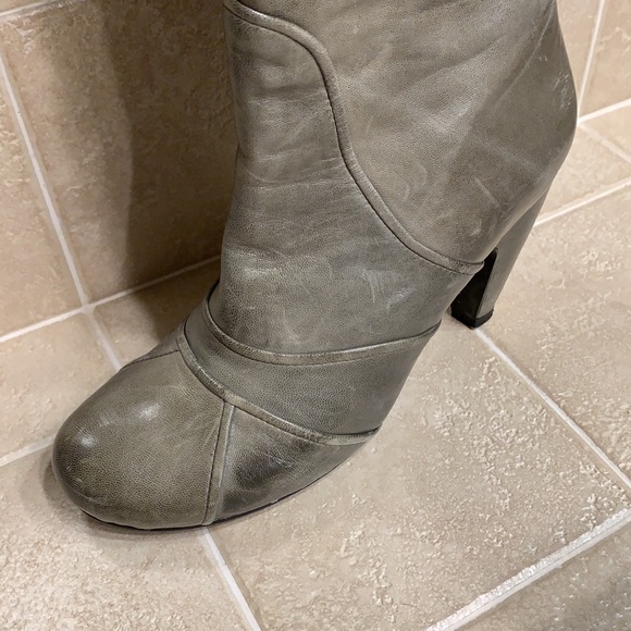Miz Mooz Sunrise Mid Calf Leather Boots 2.5” heel Womens 8 - Picture 11 of 12